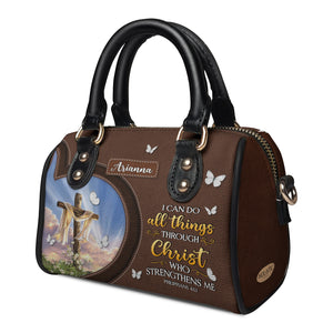 I Can Do All Things Through Christ Who Strengthens Me Philippians 4 13 Butterfly HARZ29072960HU Mini Satchel