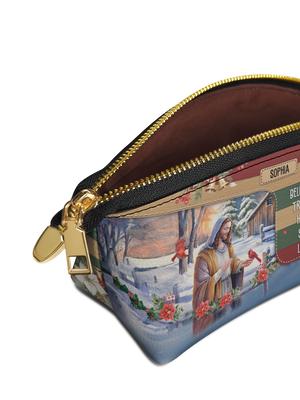 Believe Like Mary Trust Like Joseph TTRZ04026401IK Eclipse Makeup Bag