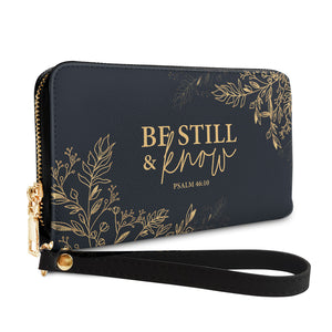 Faith Elegant Flower NNRZ02070171KO Zip Around Leather Wallet