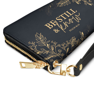 Faith Elegant Flower NNRZ02070171KO Zip Around Leather Wallet