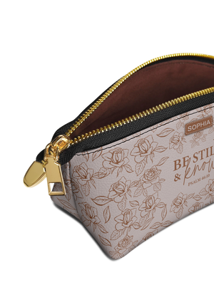 Faith Rose Pattern TTRZ04029303JV Eclipse Makeup Bag