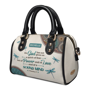 For God Has Not Given Us A Spirit Of Fear 2 Timothy 1 7 Dragonfly Mandala NNRZ29076894XF Mini Satchel