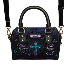 God Is Within Her She Will Not Fail Psalm 46 5 Mandala Style NNRZ29075771JM Mini Satchel