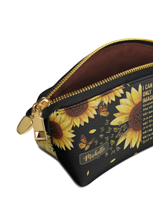 I Can Only Imagine Sunflower Butterfly TTRZ04023137JD Eclipse Makeup Bag