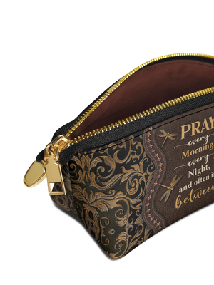 Pray Every Morning Dragonfly TTRZ04021369EY Eclipse Makeup Bag