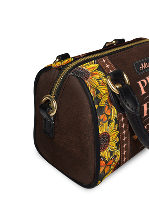 Pray On It Pray Over It Pray Through It Butterfly Sunflower TTRZ29114263YB Mini Satchel