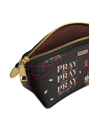 Pray On It Pray Over It Pray Through It TTRZ04024391VF Eclipse Makeup Bag