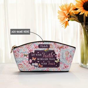 Let Your Faith Be Bigger Than Your Fear TTRZ04026562EI Eclipse Makeup Bag