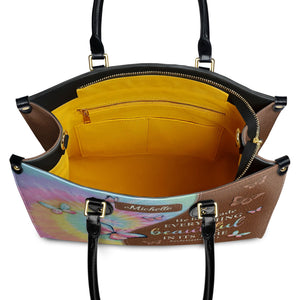 He Has Made Everything Beautiful In Its Time Ecclesiastes 3 11 Butterfly Tie Dye NNRZ0102002A Leather Bag