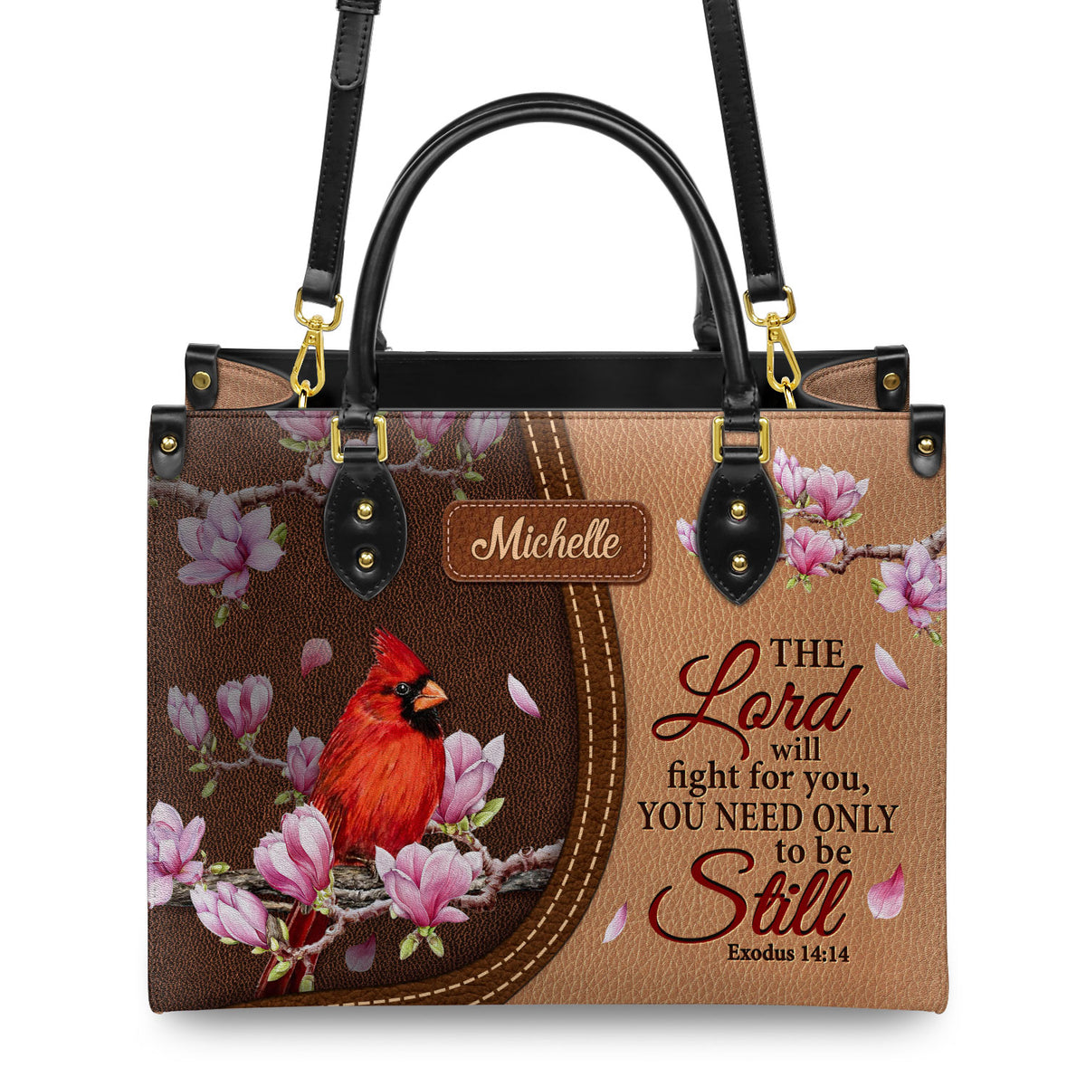 Jesuspirit | Jeremiah 29:11 | Personalized Zippered Leather Handbag |