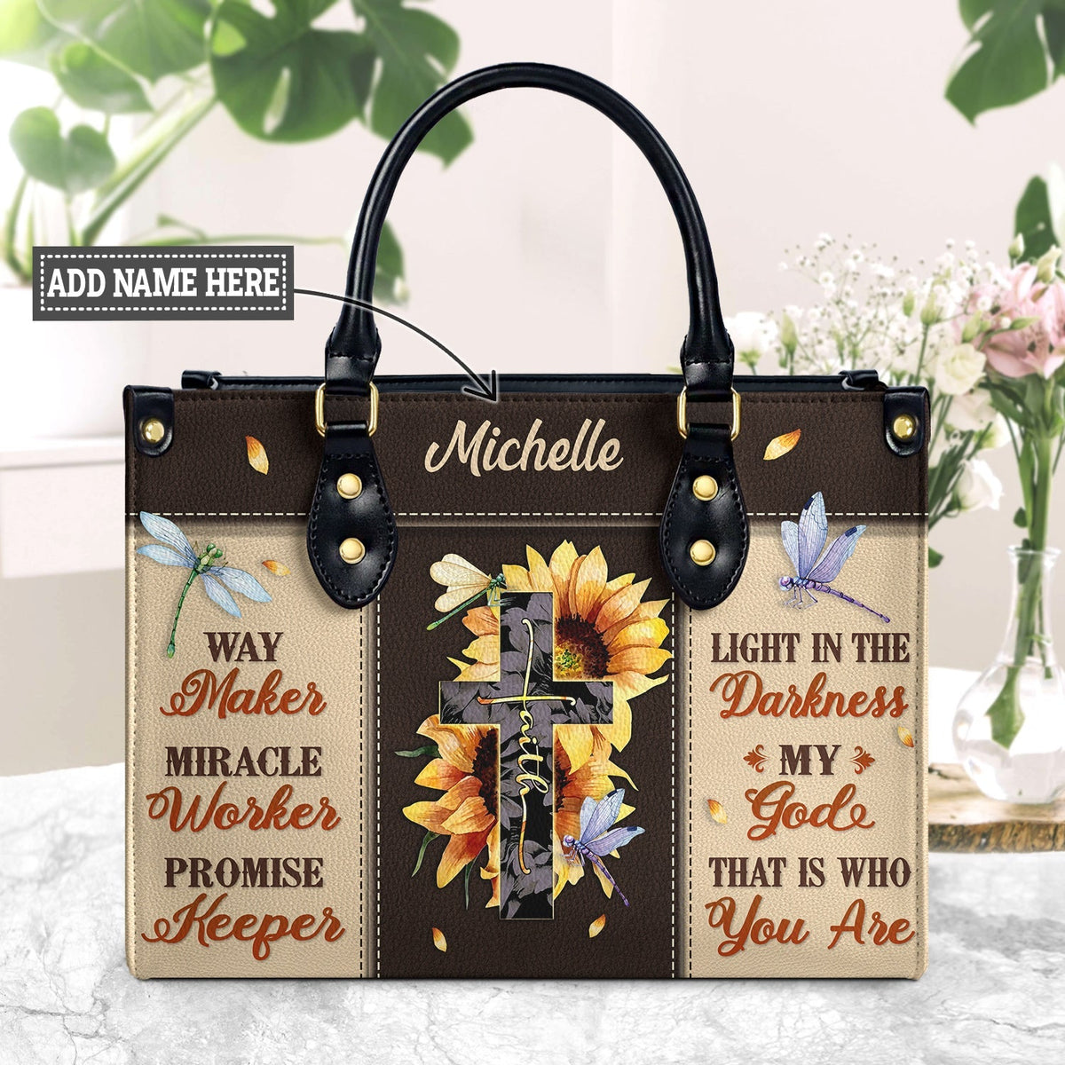 Women Canvas Shopper Bags Way Maker Miracle Worker My God Faith Christian  Femlae Tote Bag Religious