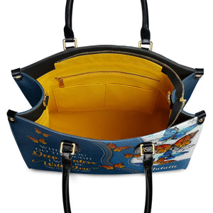 When You Go Through Deep Waters Isaiah 43 2 Butterfly DNRZ0102003A Leather Bag