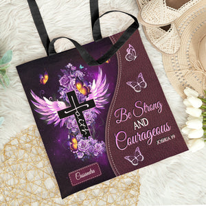 Be Strong And Courageous Joshua 1 9 DNRZ110723358 Tote Bag