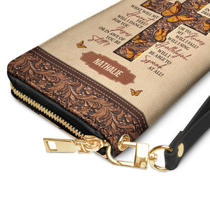 I Can Only Imagine Butterfly NNRZ110723149 Zip Around Leather Wallet
