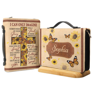 I Can Only Imagine Cross Butterfly Sunflower HHRZ29093691DM Bible Cover