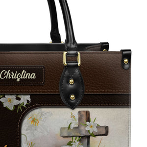 The Lord Is My Shepherd I Shall Not Want Psalm 23 1 NNRZ100723825 Leather Bag