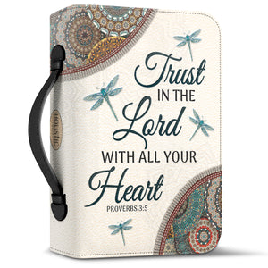 Trust In The Lord Proverbs 3 5 Dragonfly Mandala HHRZ29092220KZ Bible Cover